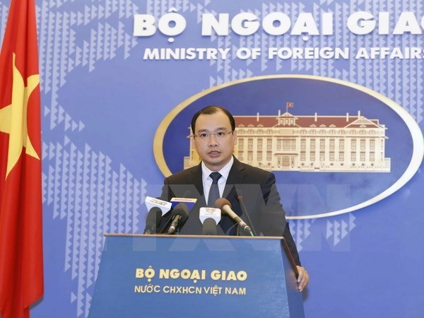 Foreign Ministry Spokesman Le Hai Binh (Photo: VNA)