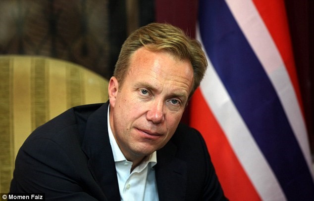 Børge Brende, Foreign Minister of Norway (Source: dailymail.co.uk)