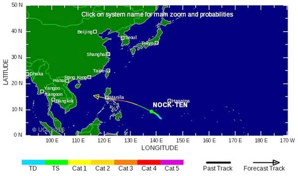Nock-Ten is approaching the East Sea