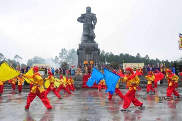 Tay Son traditional Martial Arts performance (Photo: Sggp)