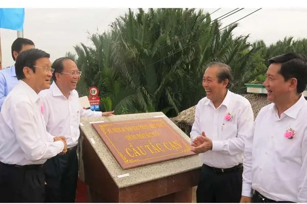 Khánh thành cầu Tắc Cạn (Long An)