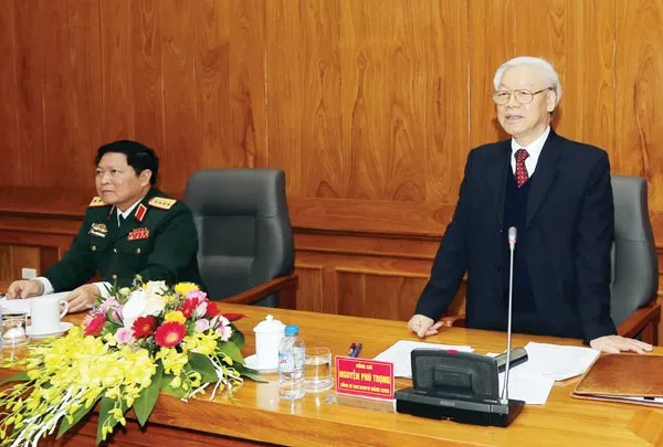 Tổng Bí thư Nguyễn Phú Trọng: Tình báo quốc phòng phải tuyệt đối trung thành với Đảng và Quân đội