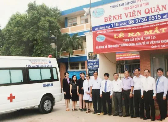 Đưa vào hoạt động Trạm cấp cứu 115 tại Bệnh viện Quận 9