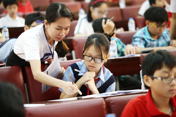 Students sit for the contest (Photo: Courtesy of the organizer)