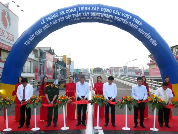 TPHCM thông xe nhánh cầu vượt Ngã sáu Gò Vấp