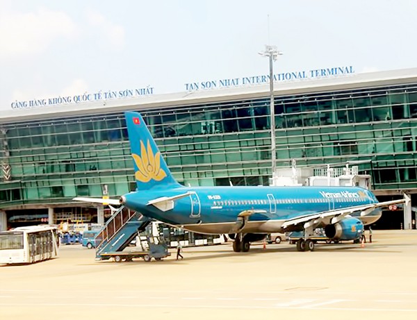 An aircraft at Tan Son Nhat Airport (Photo: SGGP)