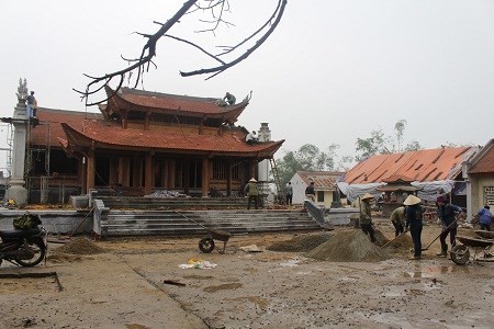 The Temple King Mai Hac De in Ha Tinh is going under renovation. (Source: VNA)