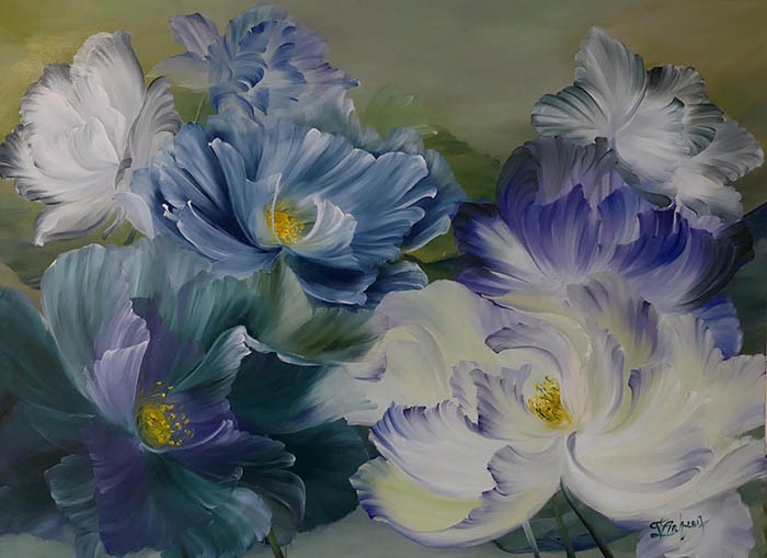 A painting by Tran Thuy Linh