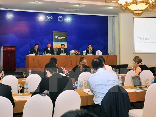 A policy dialogue held by the APEC Committee on Trade and Investment (Photo: VNA)