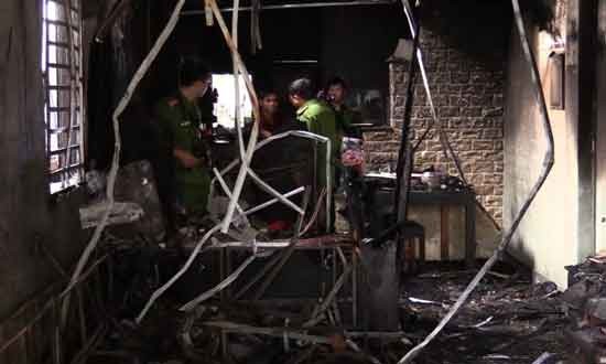 Scene of the fire (Photo: Sggp)