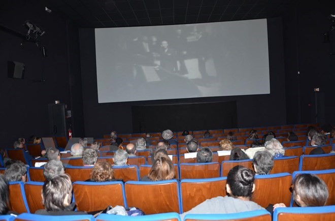 At the film screening (Photo: VNA)