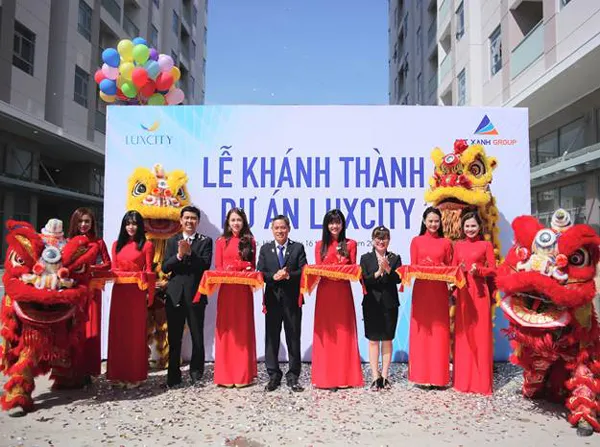 Tập đoàn Đất Xanh khánh thành và bàn giao nhà dự án Luxcity trước thời hạn