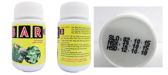 Cách phân biệt TPCN B.A.R & thuốc lợi gan mật B.A.R ảnh 3