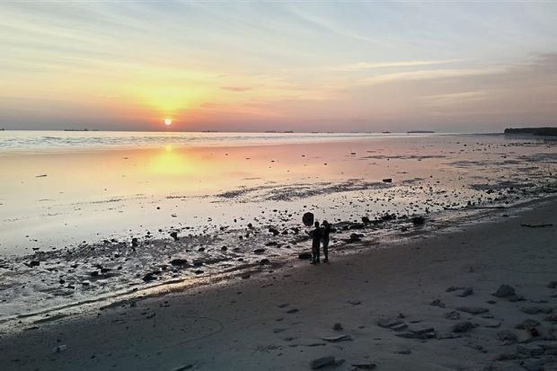 A beach in Carey Island, Selangor, Malaysia (Photo: thestar.com)