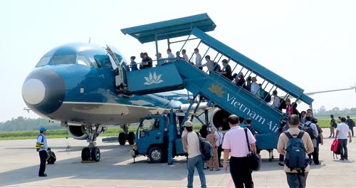 National flag carrier Vietnam Airlines has been equitized (Photo: SGGP)