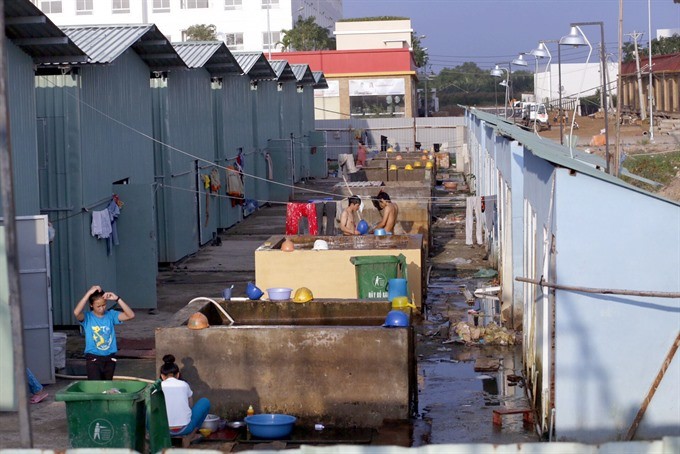 A boarding house for construction workers in District 2, HCM City. (Photo: VNS)
