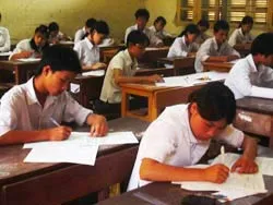 Điểm thi trắc nghiệm môn Anh Văn