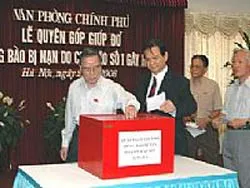 Hãy giúp đỡ các gia đình gặp nạn do cơn bão số 1