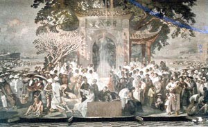 Restoration of the Biggest Mural Painting Finishes ảnh 1