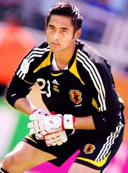 Yoshikatsu Kawaguchi, thủ môn Nhật Bản, trở thành người hùng của trận đấu khi anh phá được pha đá phạt đền của tuyển Croatia