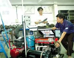 Sử dụng biogas để chạy máy phát điện