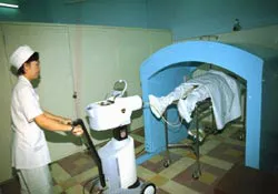 Hoạt động máy xạ trị trong suất liều cao