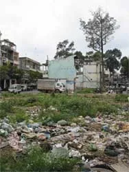 Dự án tiểu đảo đường Hải Thượng Lãn Ông bị “treo”