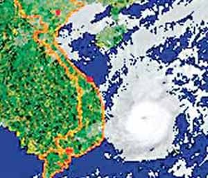 Typhoon Durian Making Landfall in Central Viet Nam ảnh 1