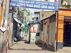 Nhiều hẻm bị lấn chiếm