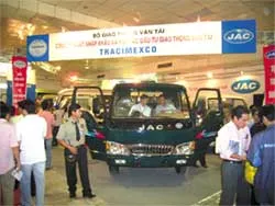 10 chủng loại xe Jac trình làng tại hội chợ Cần Thơ