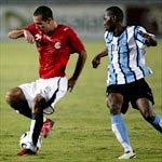 Egypt's Mohamd Abo Traka (L) (Photo: AFP)