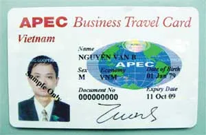 Cấp thẻ ABTC cho doanh nhân Việt Nam