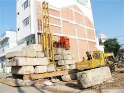 Thi công cao ốc làm hư hỏng hệ thống thoát nước khu dân cư