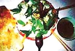 Gỏi trứng cá chuồn