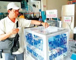 Mua hàng ở chợ cũng được bốc thăm trúng thưởng