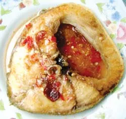 Cá bóp chiên nước mắm