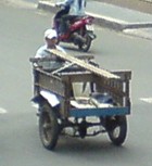 Xe ba gac (pedicabs or modified three-wheeled vehicles) have been destined to be totally outlawed