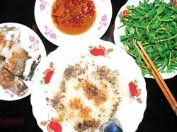 Cháo cá lóc rau đắng Long Mỹ