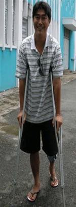 Tran Minh Chien recovers after surgery (Photo:TTO)