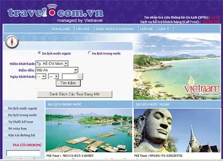 Vietravel triển khai bán tour qua mạng
