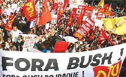 Chuyến thăm Mỹ Latinh của Tổng thống Bush: Chào đón bằng các cuộc biểu tình
