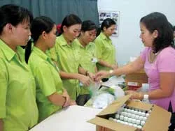 Khám bệnh, phát thuốc miễn phí cho gần 1.000 công nhân