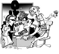 Rao tình… trên mạng