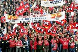 Hơn 3.500 công nhân Airbus đình công