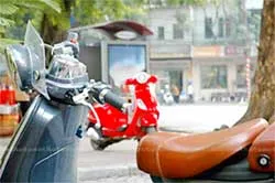 Xe Piaggio ở Hà Nội