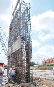 Đồng loạt đúc 4 đốt hầm Thủ Thiêm