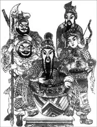 Tranh thờ Quan Công
