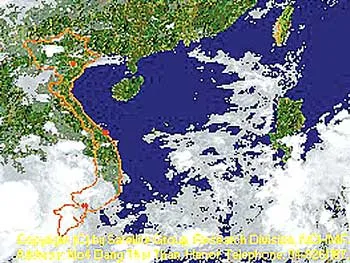 Bão số 1 gây mưa lũ lớn ở Bắc bộ