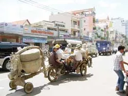 Nguy cơ tai nạn từ xe thô sơ