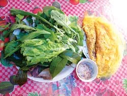 Bánh xèo núi Cấm